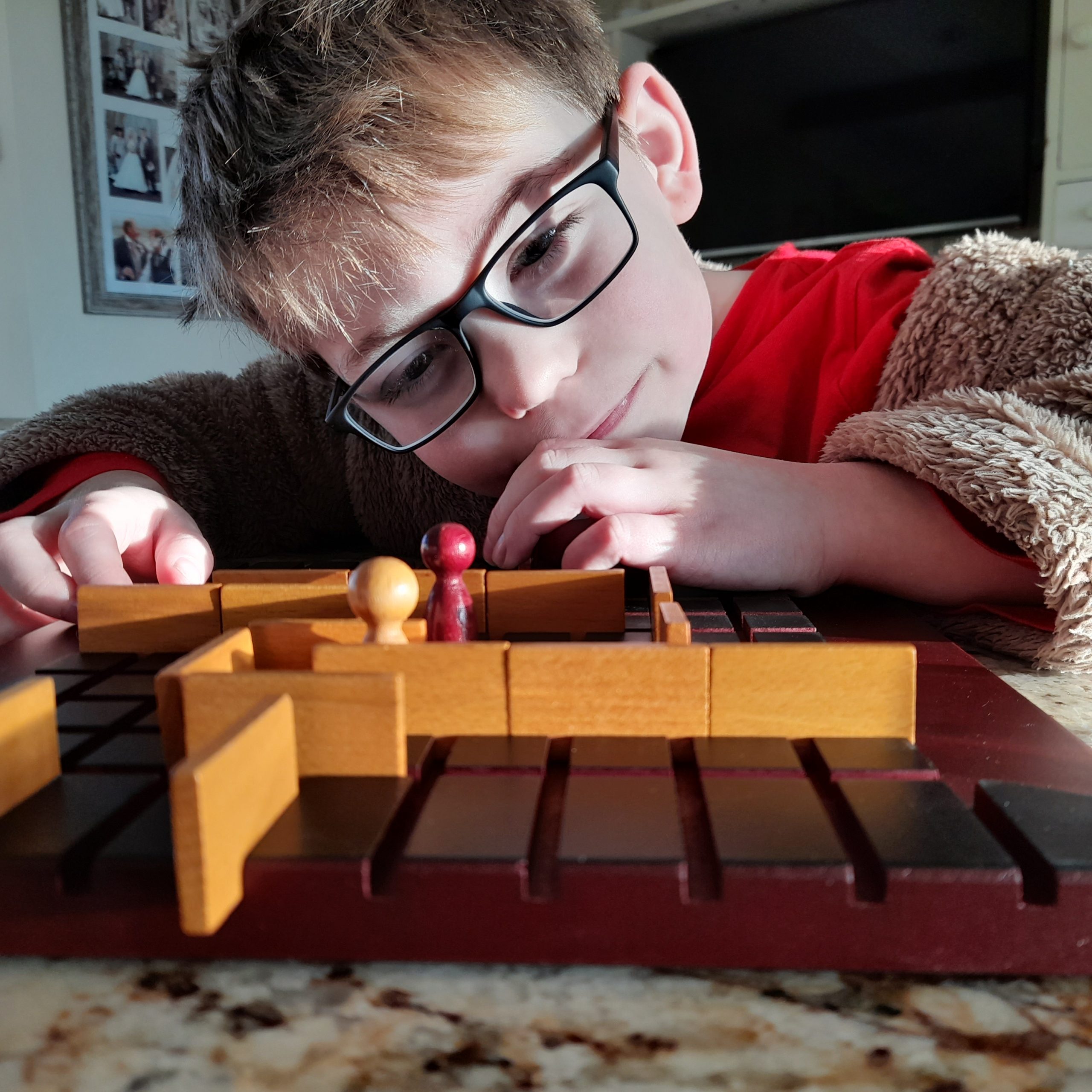 Gaming with a 5 Year-Old: Quoridor